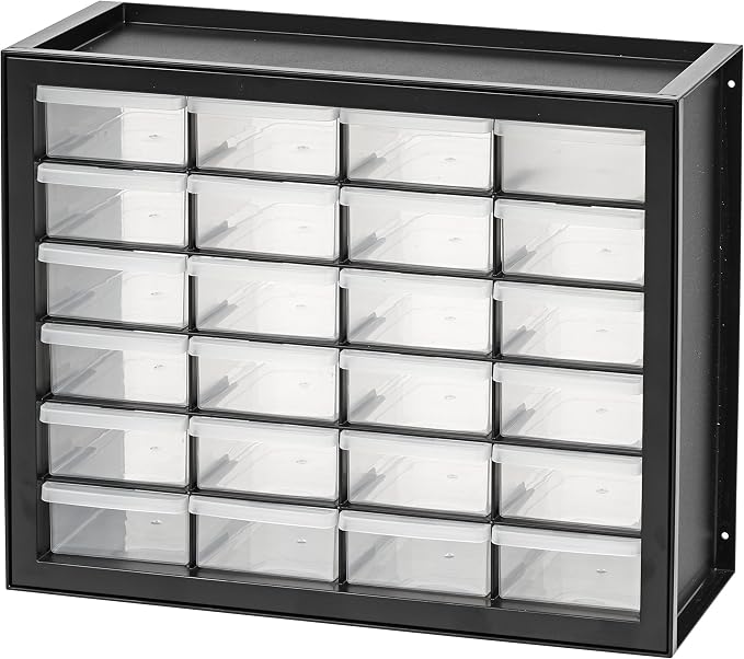 IRIS USA 24-Drawer Plastic Storage Organizer, Made in USA, Teacher Toolbox - Image 12