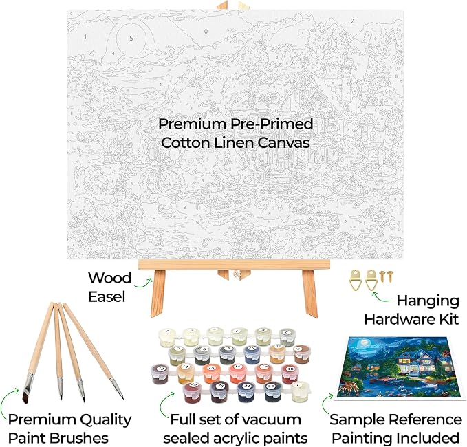 Ledgebay DIY Paint by Numbers Kit - Image 2