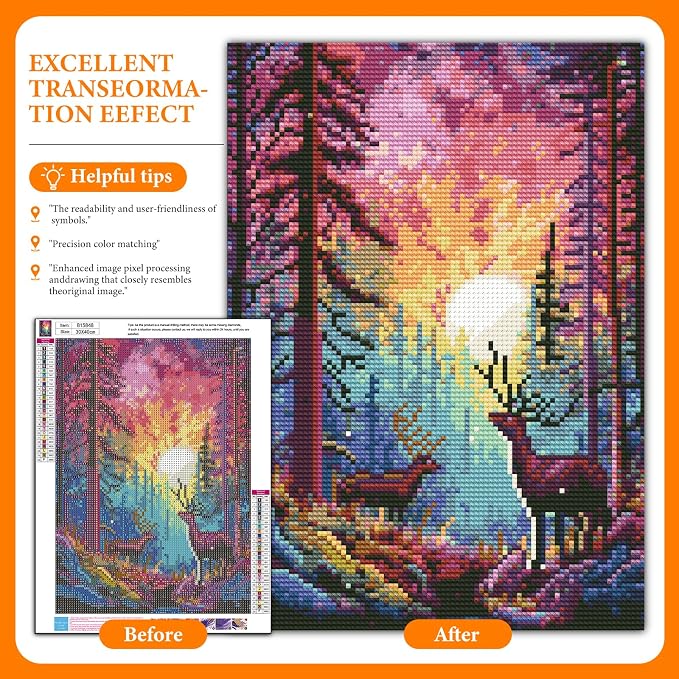 Offito Rainbow Sunset Diamond Art Kits - Image 3