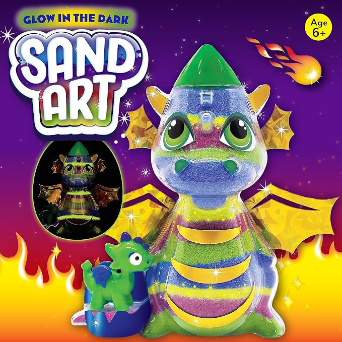 Creativity for Kids Sand Art Kit for Kids: Dragon | Peaceful Screen Free Summer - Image 2