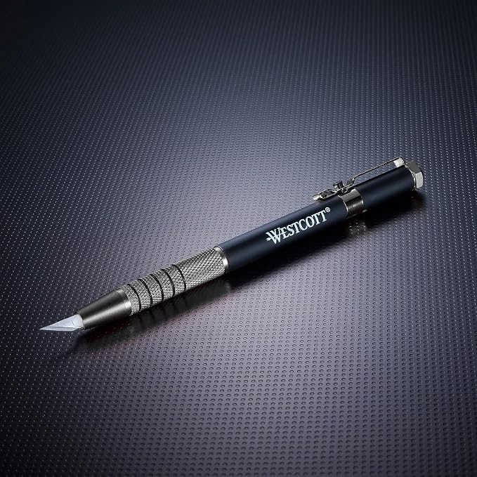 Westcott 16963 Pen-Style Retractable CarboTitanium Bonded Hobby Knife - Image 7