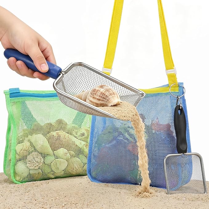3 otters 2 Pack Beach Mesh Shovel by 3otters