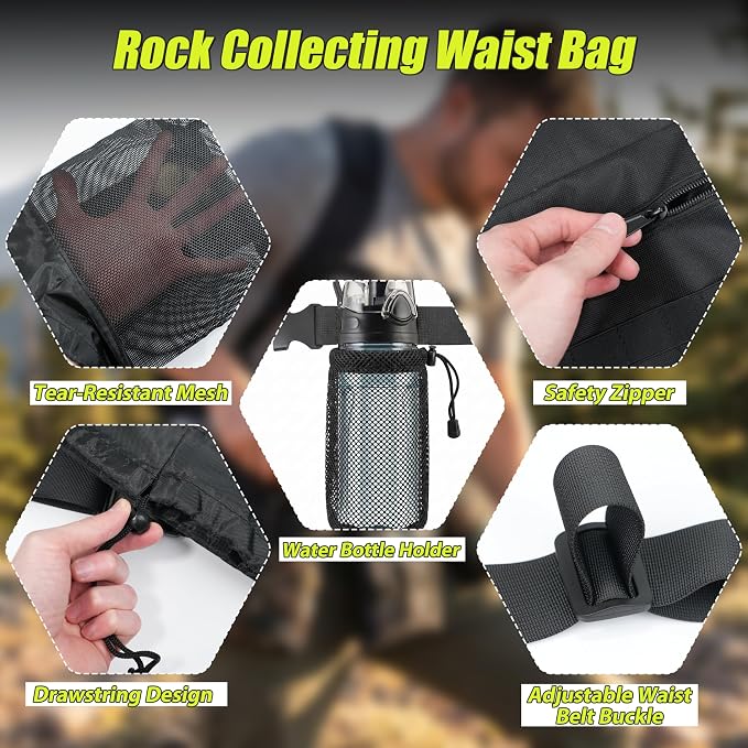 Upgraded Rock Collecting Bag, Upgraded - Image 2
