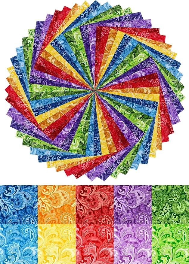 4"x4" 200pcs Cotton Fabric Squares - Image 7