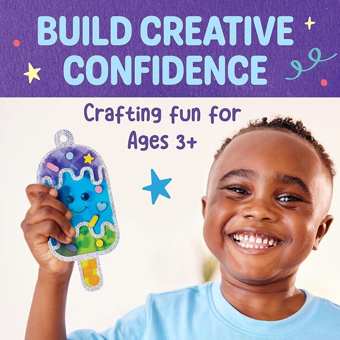 Creativity for Kids Sticker Sun Catchers Mini Craft Kit: Create 2 Suncatchers - Image 7