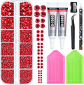 25000 Pcs Resin Jelly Rhinestones Kit, All-in-One Bedazzling Kit by Lotwow