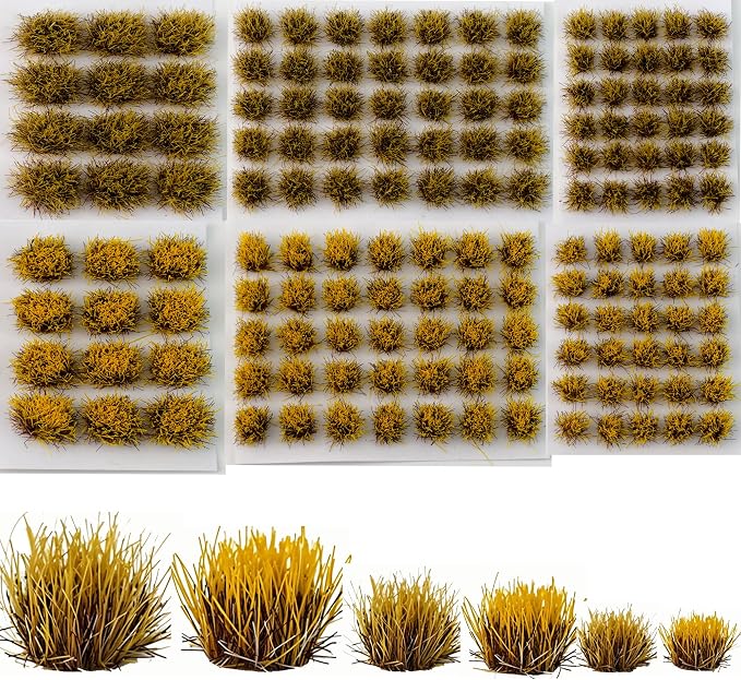 Tufts - Battlefield 154 Pcs, 3 Sizes -Terrain Model Kit by Unknown