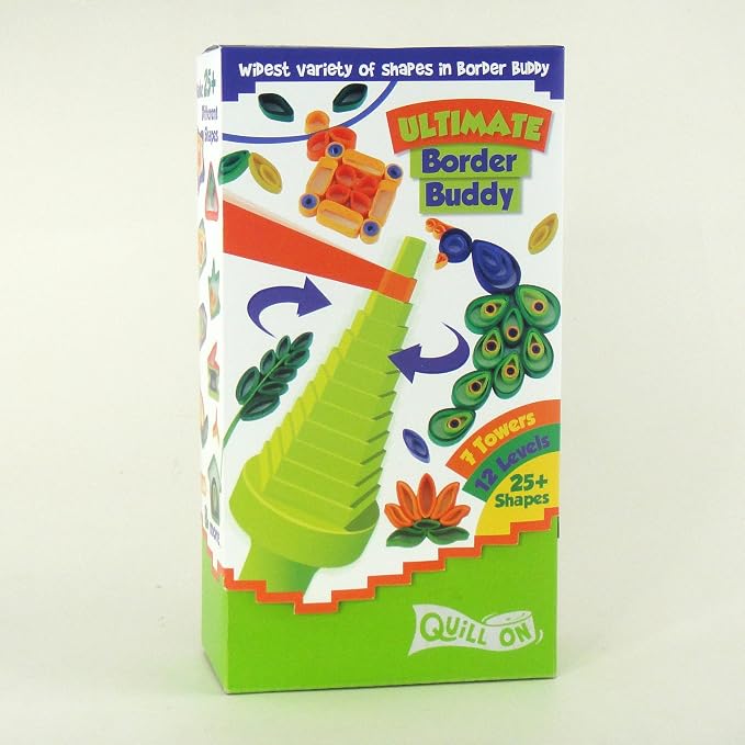 Quill On - Ultimate Border Buddy - Green- Quilling Borders Made Easy - - Image 4