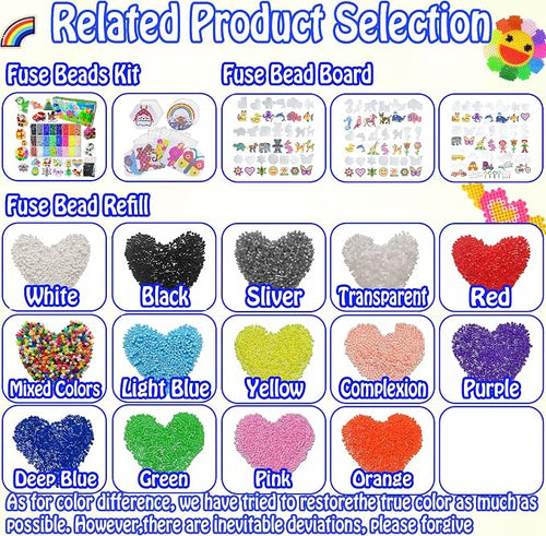 1000Pcs Beads Fuse - 5mm Transparent Melting Beads - Image 2
