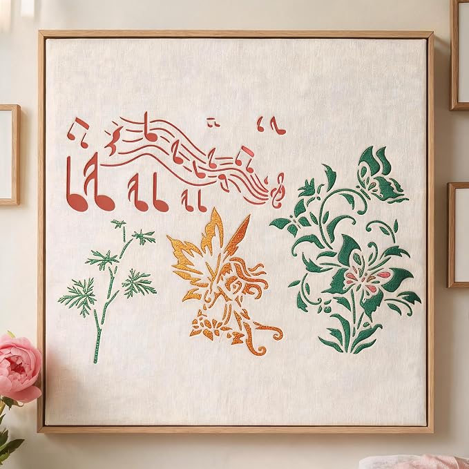 TIAMECH A4 Reusable Music Notes Stencil - Image 2