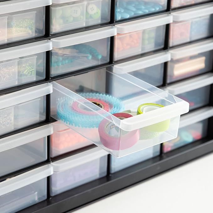 IRIS USA 24-Drawer Plastic Storage Organizer, Made in USA, Teacher Toolbox - Image 5