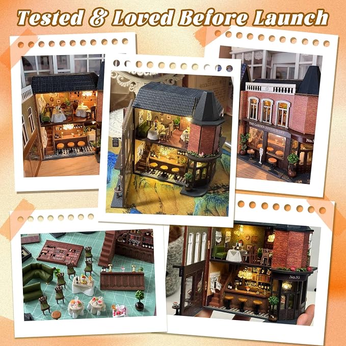 Flever Dollhouse Miniature DIY House Kit Creative Room - Image 6