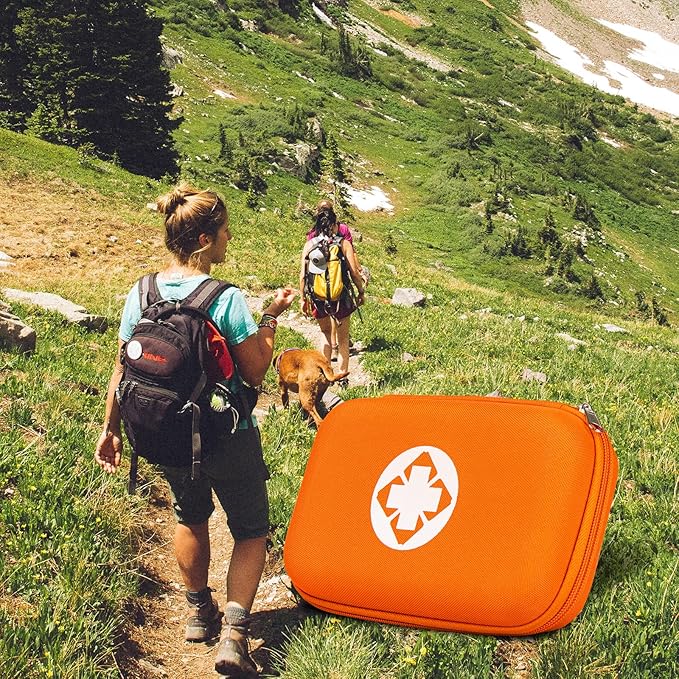 Car-Home Survival First-Aid Kit Emergency-Kit - Orange 273Piece Equipment Travel Supplies First Aid Set Home Essentials Camping Hiking YIDERBO