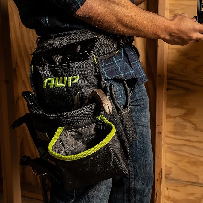 AWP Tool Pouch, Electrician Tool Pouch, Premium, Professional Multi-Pocket Organizer