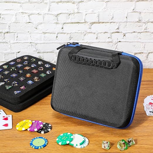 Aoriher 1 Pcs Dice Case with Removable Slotted Tray - Image 4