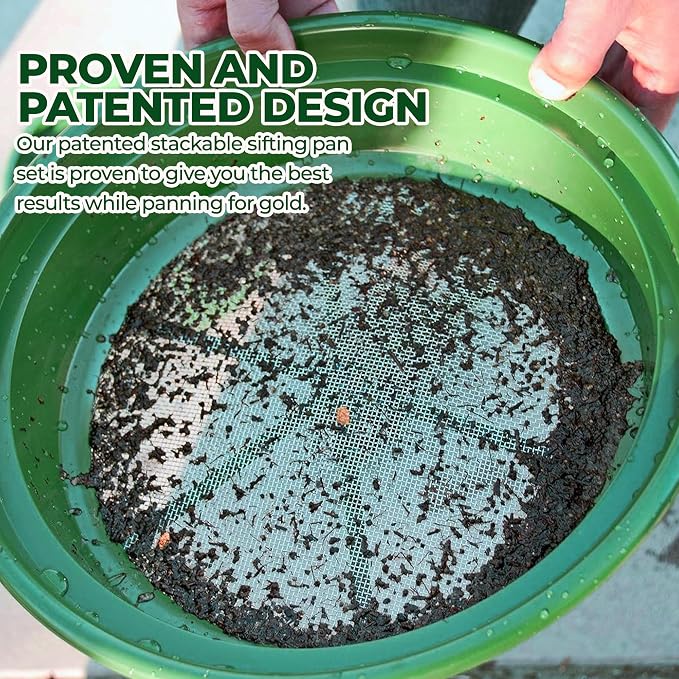 SE Gold Prospecting-Sifting-Panning, 13.25 Inch Wide Stackable Classifier Gold - Image 7