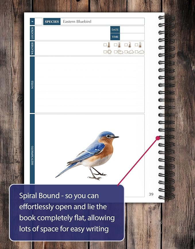Bird Watching Journal with Life List & Checklist - Image 6