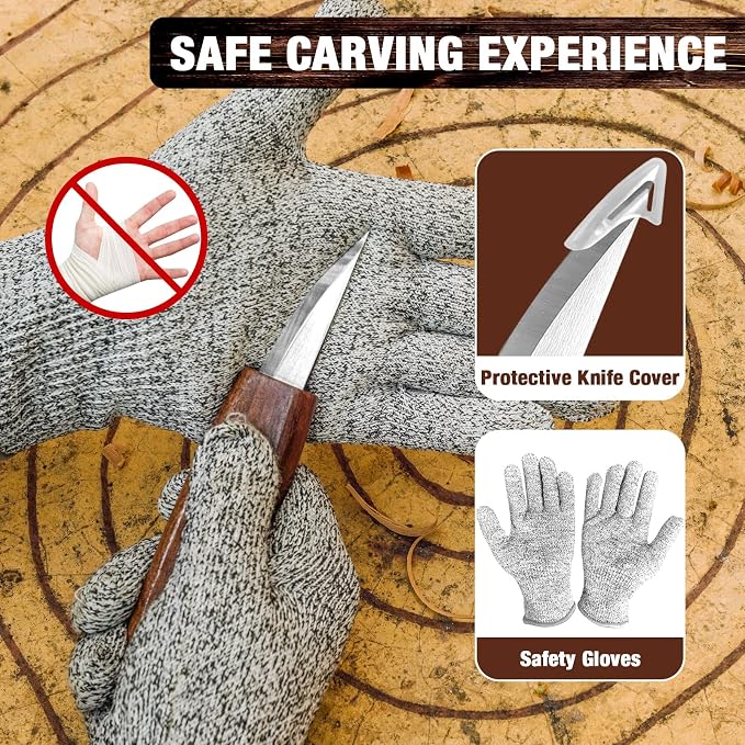 Wood Carving Kit, Whittling Kit DIY Hobbies - Image 6