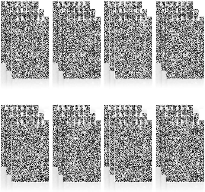 24 Pack Mini Notebook Composition Pocket Spiral Notebooks Notepads by Adecortalk