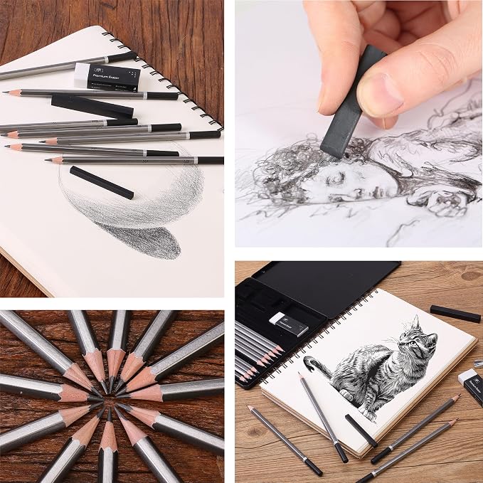 Mr. Pen- Drawing Sketching Pencil Set, Graphite Pencils | Graphite Sticks - Image 6