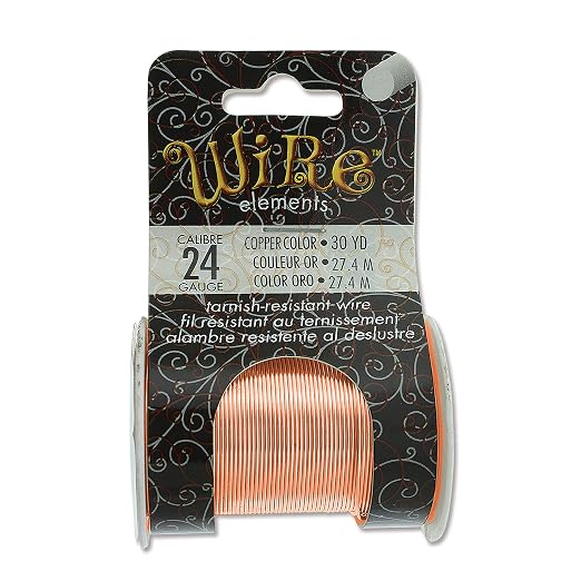 The Beadsmith Wire Elements 24-Gauge Lacquered Tarnish-Resistant Copper Wire - Image 7
