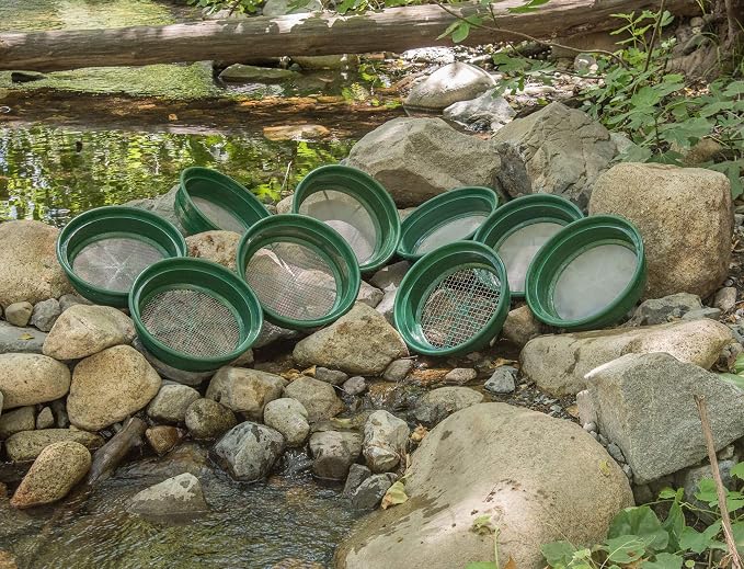 SE 9-Piece Patented 13.25-Inch Wide Stackable Sifting Pan Set - Image 7