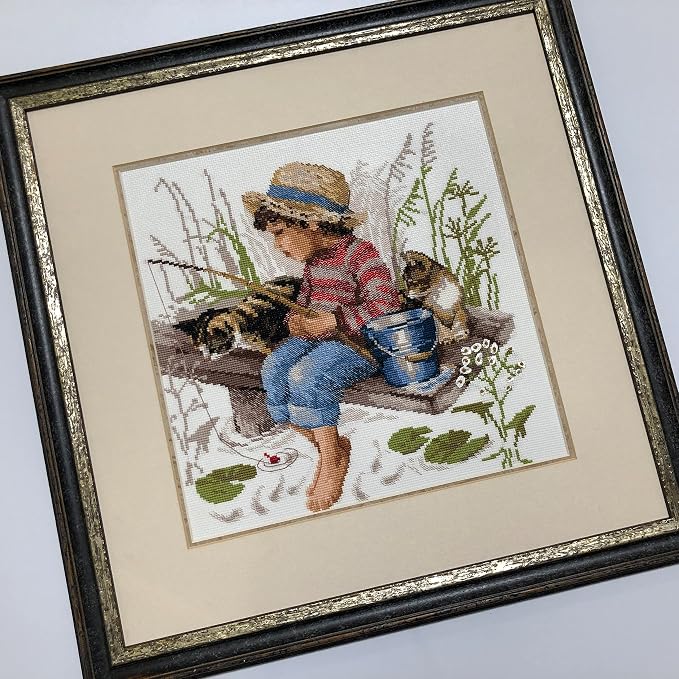 RIOLIS - Let's Go Fishing 1470, Cat Lovers Cat Cross Stitch Kits 11, Cross - Image 6