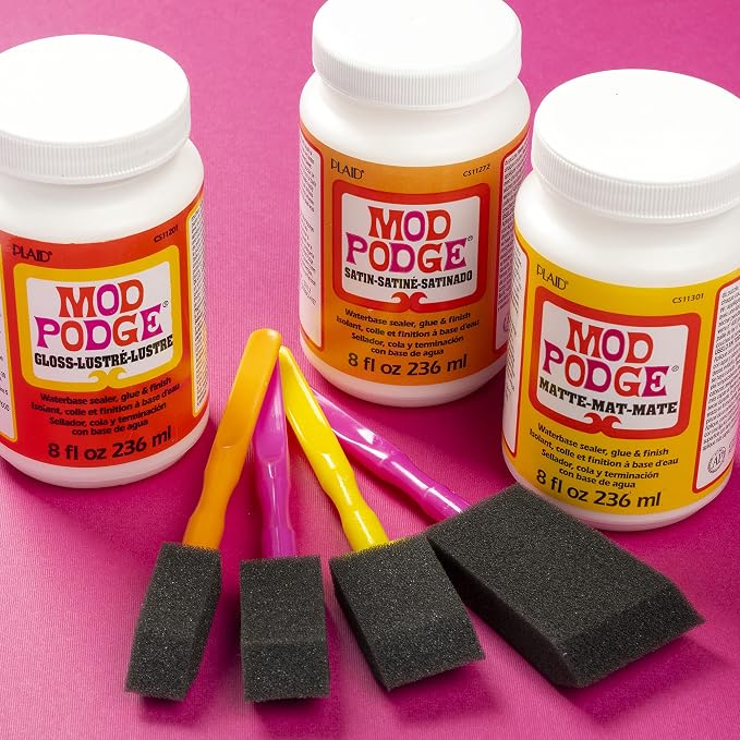Mod Podge Matte Sealer, Glue & Finish: All-in-One Craft Solution- Quick Dry - Image 9