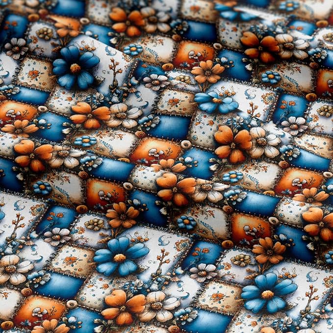 100% Cotton Fabric by the Yard – Turkish Quality Quilting & Sewing Fabric - Image 8