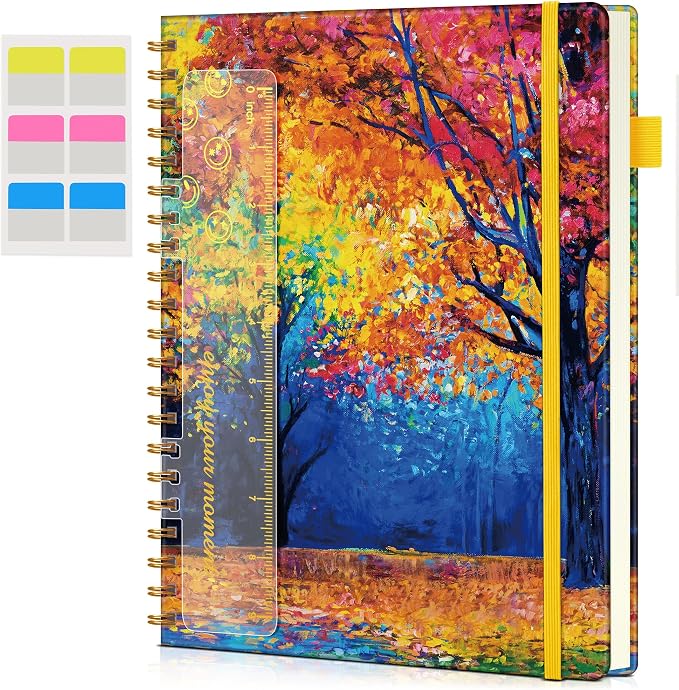 Spiral Notebook Journal 8.5” x 11”, A4 Large Notebooks by UEBZFOCS