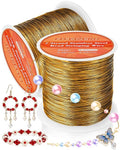 FIVEIZERO 656FT 0.3mm Gold Stainless Steel Beading Stringing Wire, 2 Rolls 7 by FIVEIZERO