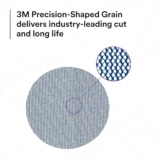 3M Xtract Net Disc 310W, 5 in, 12 Piece Multi-Pack Hook and Loop Sanding Disc, 80+, 120+, 180+, 220+, 240+, 320+, Virtually Dust-Free, Assorted Grades, 88446