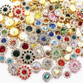 200Pcs 16 Mixed Colors Sew on Rhinestones Crystals Glass Gems Metal Claw by UYTRDVG