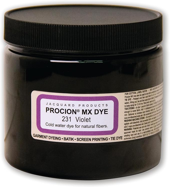 Jacquard Procion Tie Dye Powder Violet 8oz Jar by Jacquard