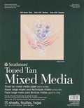 Strathmore Toned Mixed Media Paper Toned Tan 11"X14"-15 Sheets -62462211 by StrathmorePaper