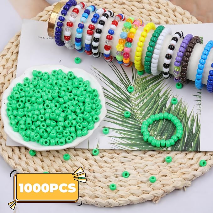 Green Pony Beads - Image 3