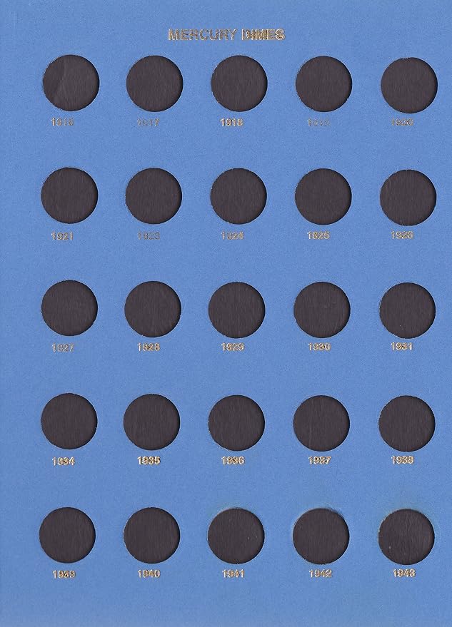 Whitman US and Canada Dime Doin Folder Plain / No Dates #9043 - Image 3