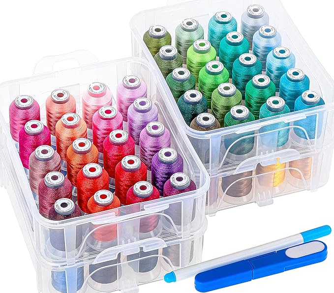New brothread 80 Spools 500m Each Embroidery Machine Thread - Image 2