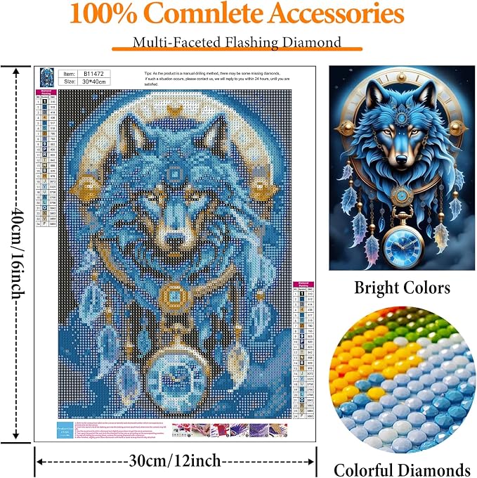 Offito Wolf Diamond Painting Kits - Image 3