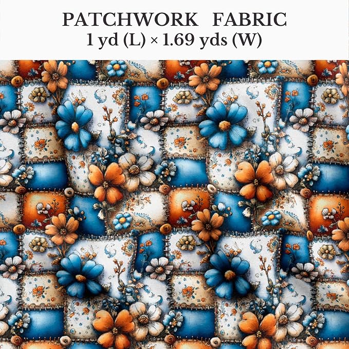 100% Cotton Fabric by the Yard – Turkish Quality Quilting & Sewing Fabric - Image 2