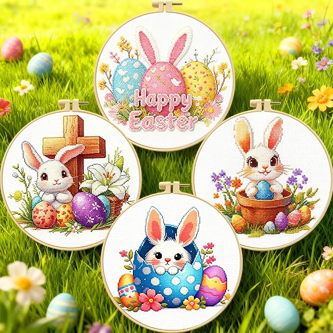 Zhenging Easter Cross Stitch Kit - Image 2