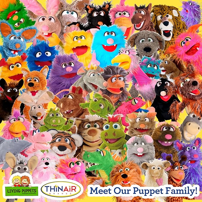 Living Puppets 20-Inch Plush Big Puppy Dog Hand Puppet - Image 6