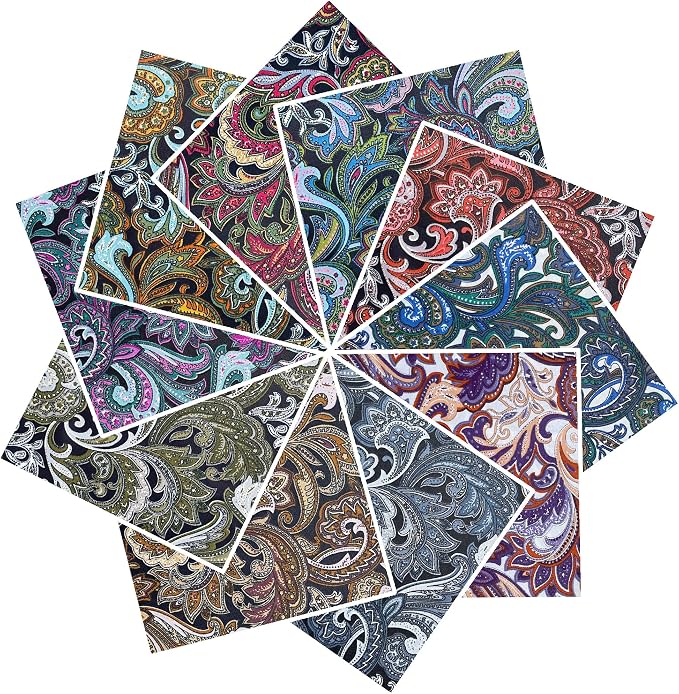 12" 50pcs Cotton Fabric Squares - Image 3