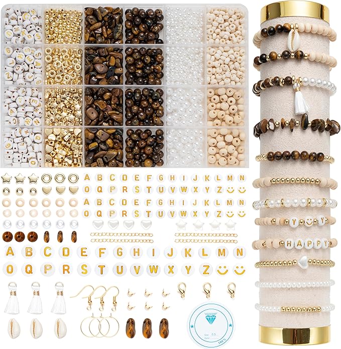 Xylise Jewelry Making Supplies Kit Natural Stone Beads by Unknown