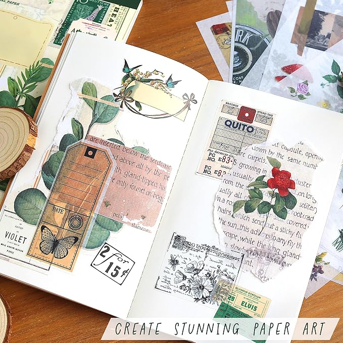 Fayware Washi Vintage Stickers for Scrapbooking - Image 2