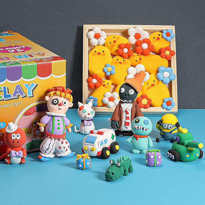 36 Colors Air Dry Clay Kit for Kids – 36 Cups - Image 7