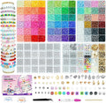 Gionlion Clay Beads Friendship Bracelet Making Kit, 72 Colors Preppy Clay A-Z by Gionlion