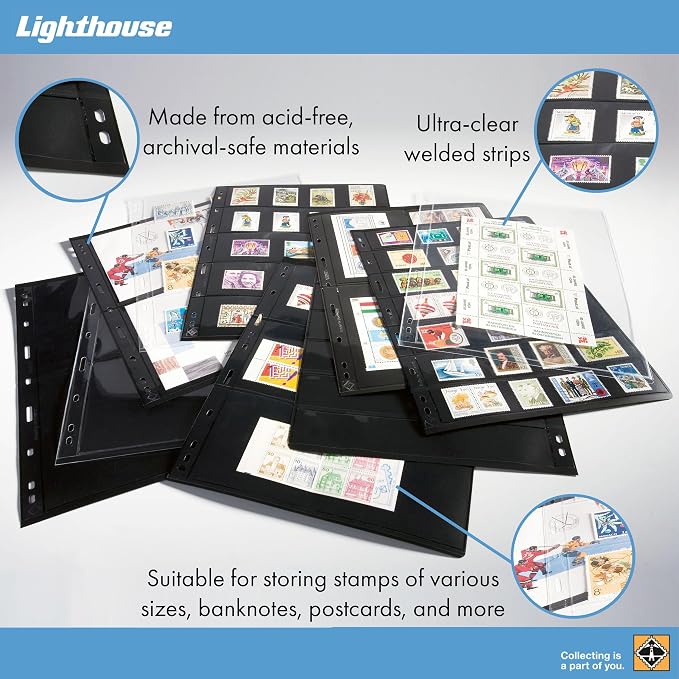 LIGHTHOUSE- VARIO Stamp Pages for Stamp Albums - Image 2