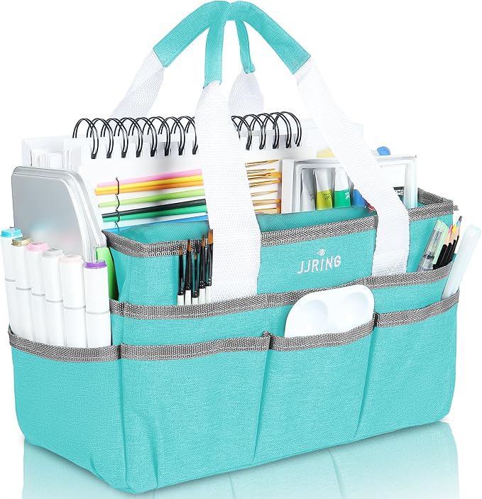 JJRING Craft Organizer Tote Bag, Art Storage Caddy by JJRING