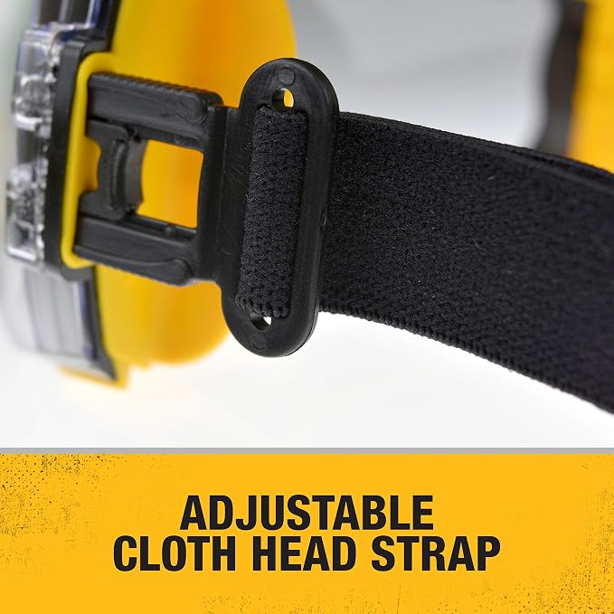 Dewalt DPG82 Concealer Anti-Fog Dual Mold Safety Goggle - Image 5